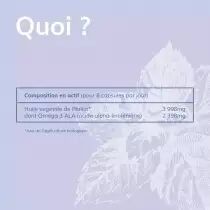 PACK DE 6 x Omega 3 Périlla Végan - 60 capsules - Bio - Huile végétale
