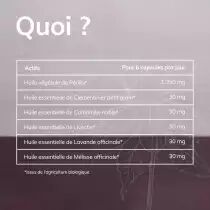 PACK DE 6 x Nuitcalm'aroma - 40 capsules - Bio - Huiles essentielles
