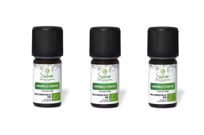 PACK DE 3 x Camomille romaine - Huile essentielle bio - 2 ml