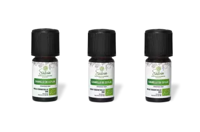 PACK DE 3 x Cannelle de ceylan - Huile essentielle bio - 5 ml
