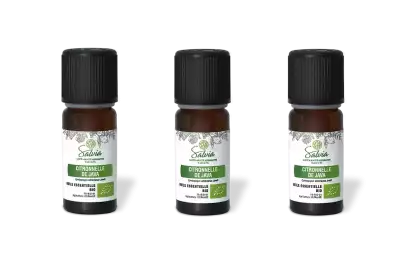 PACK DE 3 x Citronnelle de java - Huile essentielle bio - 10 ml