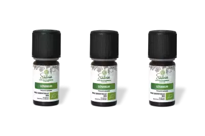 PACK DE 3 x G�ranium - Huile essentielle bio - 5 ml