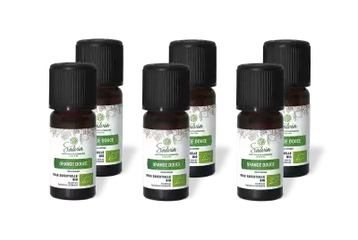 PACK DE 6 x Orange douce - Huile essentielle bio - 10 ml