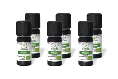 PACK DE 6 x Patchouli - Huile essentielle bio - 10 ml