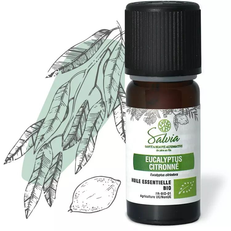 Huile essentielle bio d'Eucalyptus citronné