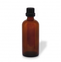 Flacon codigouttes - Verre ambré - 100 ml