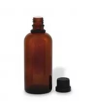 Flacon codigouttes - Verre ambré - 100 ml
