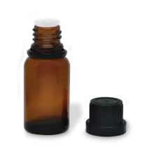 Flacon codigouttes - Verre ambré 15mL, 30mL ou 100mL