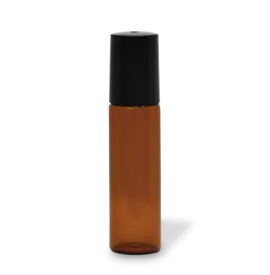 Flacon roll-on - Verre ambr� - 10 ml