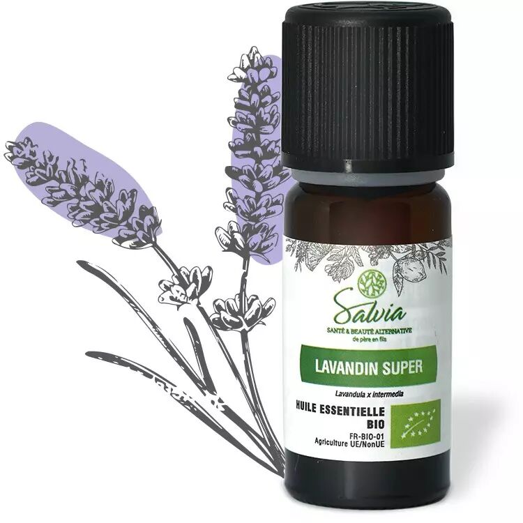 L'huile essentielle bio de Lavandin super Salvia