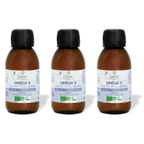 Oméga 3 Périlla Végan - Flacon 125ml - Bio - Huile végétale - LOT DE 3