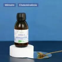Oméga 3 Périlla Végan - Flacon 125ml - Bio - Huile végétale