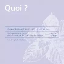 Oméga 3 Périlla Végan - Flacon 125ml - Bio - Huile végétale