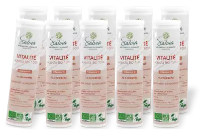 PACK DE 10 x Acerola Bio 1000 - Vitamine C naturelle