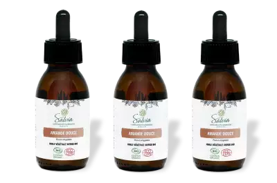 PACK DE 3 x Amande douce - Huile v�g�tale bio - 100 ml