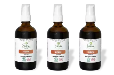 PACK DE 3 x Chanvre - Huile v�g�tale bio - 100 ml