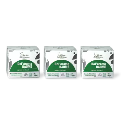 PACK DE 3 x Dol\'aroma - Baume - Bio - Huiles essentielles