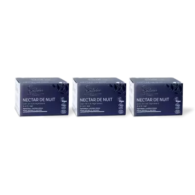 PACK DE 3 x Nectar de nuit - Soin anti-�ge - Bio
