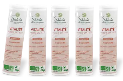 PACK DE 5 x Acerola Bio 1000 - Vitamine C naturelle