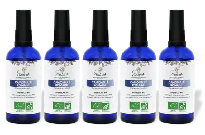 PACK DE 5 x Camomille romaine - Hydrolat bio - 100 ml