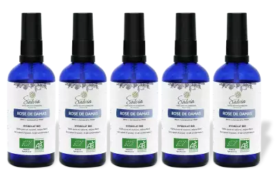 PACK DE 5 x Rose de Damas - Hydrolat bio - 100 ml