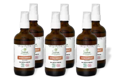PACK DE 6 x Abricot - Huile v�g�tale bio - 100 ml