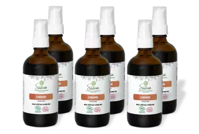 PACK DE 6 x Chanvre - Huile v�g�tale bio - 100 ml