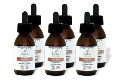 PACK DE 6 x Macadamia - Huile v�g�tale bio - 100 ml
