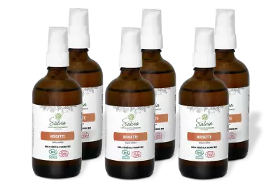 PACK DE 6 x Noisette - Huile v�g�tale bio - 100 ml