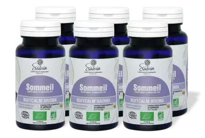 PACK DE 6 x Nuitcalm\'aroma - 40 capsules - Bio - Huiles essentielles