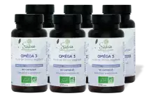 PACK DE 6 x Omega 3 Périlla Végan - 60 capsules - Bio - Huile végétale