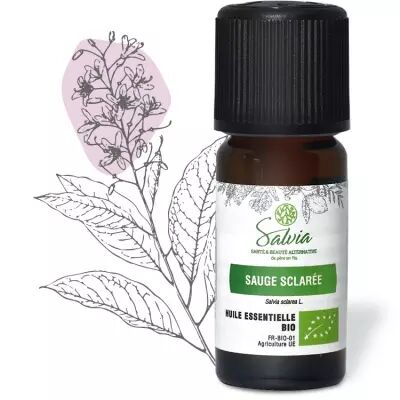 Sauge sclar�e - Huile essentielle bio* - 10 ml